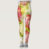 フラワーパワーの花 レギンス (正面)