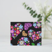 フラワーパワーはがき ポストカード (スタンド正面)