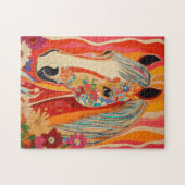 フラワーパワーウマ ジグソーパズル (横)