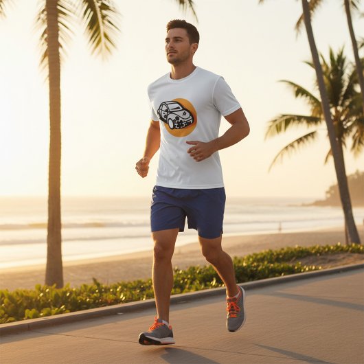 フラワーパワーカーキュートヒッピースタイル Tシャツ