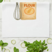 フラワーパワーキッチンタオル キッチンタオル (折り畳み)