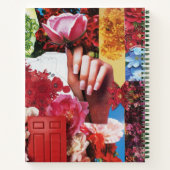 フラワーパワーコラージュ手帳 ノートブック (裏面)