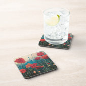 フラワーパワーコースターセット6 コースター (右側)