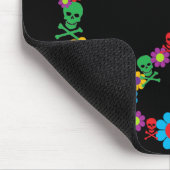 フラワーパワースカリー平和 マウスパッド (コーナー)