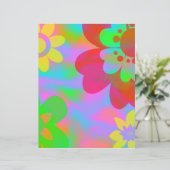 フラワーパワースクラップブック紙 (スタンド正面)