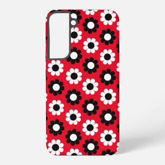 フラワーパワーストライプ SAMSUNG GALAXYケース (裏面)