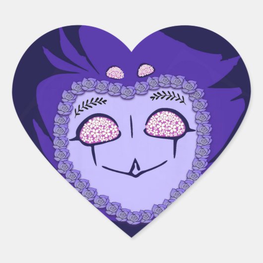 フラワーパワーストラスゴエティア ハートシール (正面)