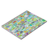 フラワーパワーノート ノートブック (左側)