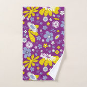 フラワーパワーバスタオルセット バスタオルセット (ハンドタオル)