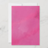 フラワーパワーバースデーパーティー 招待状 (裏面)