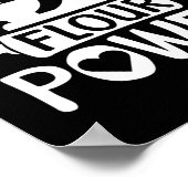 フラワーパワーパンベーキング ポスター (角)