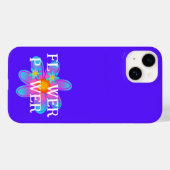 フラワーパワーパープル Case-Mate iPhoneケース (裏面 (横))