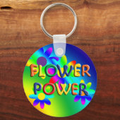 フラワーパワーヒッパイキーチェーン キーホルダー (正面)