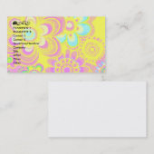 フラワーパワービジネスカード 名刺 (正面/裏面)