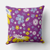 フラワーパワーピロー クッション (裏面)