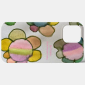 フラワーパワーフォンケース Case-Mate iPhoneケース (裏面 (横))