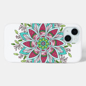 フラワーパワーフォンケース Case-Mate iPhoneケース (裏面 (横))