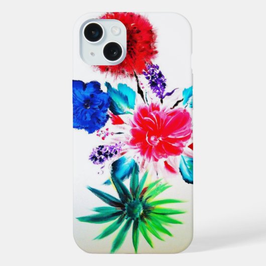 フラワーパワーフォンケース iPhoneケース (裏面)