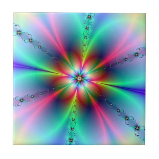 フラワーパワーフラクタル タイル (正面)