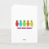 フラワーパワーフールグリーティングカード カード (裏面)