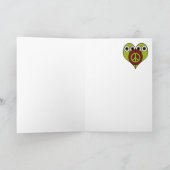 フラワーパワーフールグリーティングカード カード (内部)