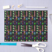 フラワーパワーボヘミお洒落アン 薄葉紙 (クラフト)