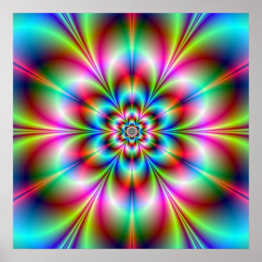 フラワーパワーポスター ポスター (正面)