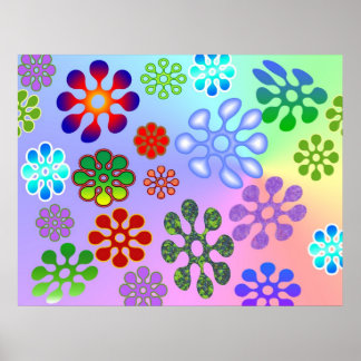 フラワーパワーポスター ポスター