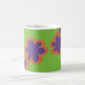 フラワーパワーマグ コーヒーマグカップ (中央)