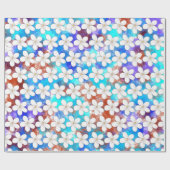 フラワーパワーラッピング紙 ラッピングペーパー (フラット)