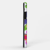 フラワーパワーレトロフローラベクトル Case-Mate iPhoneケース (裏面/右)