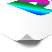 フラワーパワーレトロポスター ポスター (角)