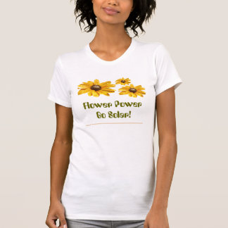 フラワーパワー太陽のゴー!Tシャツ Tシャツ