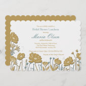 フラワーパワー招待状 招待状 (正面/裏面)