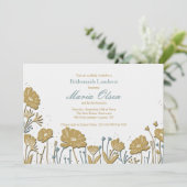 フラワーパワー招待状 招待状 (スタンド正面)