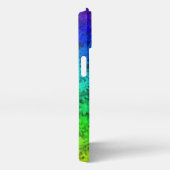 フラワーパワー迷彩柄iPhoneケース iPhoneケース (右側面)