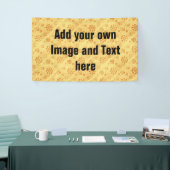 フラワーパワー開花黄色+アイディア 横断幕 (トレードショー)