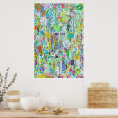 フラワーパワー24 x 36ポスター ポスター (キッチン)