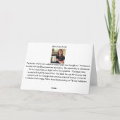 フラワーパワー3ノテ空白のカード サンキューカード (裏面)