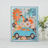 フラワーパワー60のテーマデカップスクラップブック紙 (スタンド正面)