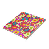 フラワーパワー60sヒッピー タイル (側面)