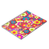 フラワーパワー60sヒッピー ノートブック (左側)