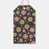 フラワーパワー70のレトロGroovy 結婚's ギフトタグ (裏面)