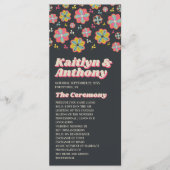 フラワーパワー70のレトロGroovy 結婚's プログラム (正面)