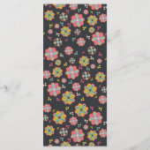 フラワーパワー70のレトロGroovy 結婚's メニュー (裏面)