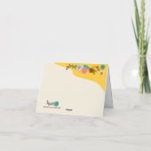 フラワーパワー70の植物学サンキューカード サンキューカード (裏面)