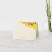 フラワーパワー70の植物学サンキューカード サンキューカード (裏面)