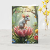 フラワーパワー カード (黄色い花)