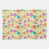 フラワーパワー キッチンタオル (横)