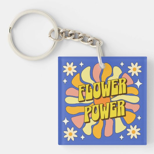 フラワーパワー キーホルダー (正面)